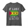 Souvenir della Bandiera di São Tomé e Príncipe - Se Perso Mandami a São - Maglietta Grunge con Citazione
