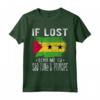 Souvenir della Bandiera di São Tomé e Príncipe - Se Perso Mandami a São - Maglietta Grunge con Citazione