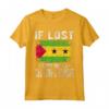 Souvenir della Bandiera di São Tomé e Príncipe - Se Perso Mandami a São - Maglietta Grunge con Citazione
