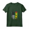 Donna Duel Flag Design Sao Tome e Principe - Maglietta Calcio Orgoglio Nazionale con Collo a V - Ideale come Souvenir o Regalo
