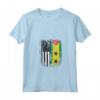 Donna Duel Flag Design Sao Tome e Principe - Maglietta Calcio Orgoglio Nazionale con Collo a V - Ideale come Souvenir o Regalo