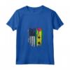 Donna Duel Flag Design Sao Tome e Principe - Maglietta Calcio Orgoglio Nazionale con Collo a V - Ideale come Souvenir o Regalo