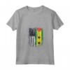 Donna Duel Flag Design Sao Tome e Principe - Maglietta Calcio Orgoglio Nazionale con Collo a V - Ideale come Souvenir o Regalo