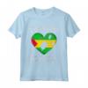 Ho Sao Tomé e Principe Sulla Mia Camicia e Nel Mio Cuore - Maglietta con Design Bandiera di Sao Tome e Principe - Orgoglio Nazionale