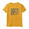 HapTiger Distressed Cream Checkered Maglietta - Officially Licensed Apparel for Trendy Fashion Enthusiasts