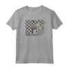 HapTiger Distressed Cream Checkered Maglietta - Officially Licensed Apparel for Trendy Fashion Enthusiasts