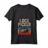 Donna Ganzúa Scegliere Raccolta Serrature Picker Blocco Maglietta con Collo a V - Pick. Lock. Repeat. - Ideale come Regalo per Fabbri e Appassionati di Lock Picking