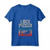 Donna Ganzúa Scegliere Raccolta Serrature Picker Blocco Maglietta con Collo a V - Pick. Lock. Repeat. - Ideale come Regalo per Fabbri e Appassionati di Lock Picking