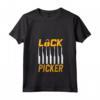 Donna Ganzúa Raccolta Serrature Blocco Picker Scegliere - Maglietta Lock Picker con Collo a V - Regalo Originale per Hobbisti e Professionisti