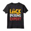 Experto En Abrir Cerraduras - Divertente Maglietta Lock Picking Expert - Ideale come Regalo per Appassionati di Serrature
