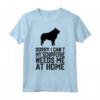 Mi spiace, non posso, il mio Schipperke ha bisogno di me - T-shirt per veri padri Schipperke - Ideale per amanti degli animali domestici