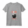 Donna A Casa - Schipperke Maglietta con Collo a V - Home is where my Schipperke is - Ideale per Amanti dei Cani