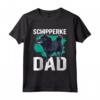 Schipperke Dad - Maglietta per il Proprietario di Cani Schipperke - Regalo Ideale per Papà Amante degli Animali