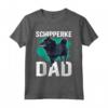 Schipperke Dad - Maglietta per il Proprietario di Cani Schipperke - Regalo Ideale per Papà Amante degli Animali