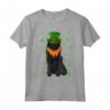 San Patrizio Shamrock Schipperke Maglietta - T-shirt Divertente per Amanti dei Cani - Ideale per Celebrare St Patricks Day con il Tuo Fido