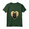 Donna Schipperke - Amante del cuore del cane - Camicia Schipperke con Collo a V - Idea Regalo per Amanti dei Cani - T-shirt Natalizia