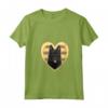 Donna Schipperke - Amante del cuore del cane - Camicia Schipperke con Collo a V - Idea Regalo per Amanti dei Cani - T-shirt Natalizia