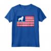 Schipperke Dog 4 luglio Bandiera Americana Patriottica Maglietta - Ideale per il Giorno dell'Indipendenza e Regalo per Amanti dei Cani