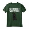 Il Cane Susurra Schipperke Maglietta - Schipperke Whisperer Funny Dog Lover Gift - Ideale per Amanti dei Cani