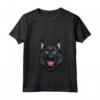 Donna Schipperke Cartoon Artwork Maglietta con Collo a V - Ideale per Amanti dei Cani Schipperke