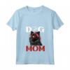 Donna Schipperke Cane Mamma - Maglietta con Collo a V per Festa della Mamma - Regalo per Dog Mom