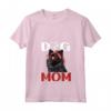 Donna Schipperke Cane Mamma - Maglietta con Collo a V per Festa della Mamma - Regalo per Dog Mom