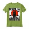 Canezilla Dogzilla Giapponese Schipperke Maglietta - Regalo Divertente per Amanti dei Cani - Design Vintage