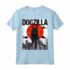 Canezilla Dogzilla Giapponese Schipperke Maglietta - Regalo Divertente per Amanti dei Cani - Design Vintage