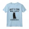 Regalo per Amante dei Cani - I'm Just A Girl Who Loves Schipperkes Maglietta - Ideale per Amici e Familiari