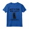 Regalo per Amante dei Cani - I'm Just A Girl Who Loves Schipperkes Maglietta - Ideale per Amici e Familiari