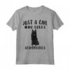Regalo per Amante dei Cani - I'm Just A Girl Who Loves Schipperkes Maglietta - Ideale per Amici e Familiari