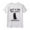 Regalo per Amante dei Cani - I'm Just A Girl Who Loves Schipperkes Maglietta - Ideale per Amici e Familiari