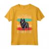 Non sono anti-sociale, ho un amante dei cani retrò Schipperke Maglietta - Regalo unico per Amanti dei Cani - Design Vintage per Cani Schipperke