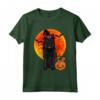 Cane Zucca Halloween Schipperke Maglietta - Divertente Abbigliamento per Amanti dei Cani - Dog Halloween Schipperke Jack O Lantern Pumpkin Design