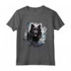 HapTiger Maglietta Schipperke Splash Art Love - Ideale per Proprietari di Schipperke - Regalo Unico per Amanti degli Animali