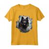HapTiger Maglietta Schipperke Splash Art Love - Ideale per Proprietari di Schipperke - Regalo Unico per Amanti degli Animali