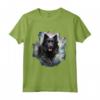 HapTiger Maglietta Schipperke Splash Art Love - Ideale per Proprietari di Schipperke - Regalo Unico per Amanti degli Animali