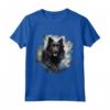 HapTiger Maglietta Schipperke Splash Art Love - Ideale per Proprietari di Schipperke - Regalo Unico per Amanti degli Animali