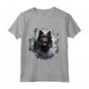 HapTiger Maglietta Schipperke Splash Art Love - Ideale per Proprietari di Schipperke - Regalo Unico per Amanti degli Animali