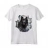 HapTiger Maglietta Schipperke Splash Art Love - Ideale per Proprietari di Schipperke - Regalo Unico per Amanti degli Animali
