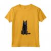 Donna Schipperke Maglietta con Collo a V - Design Schipperte Illustrazione - Ideale per Amanti dei Cani