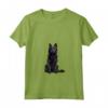 Donna Schipperke Maglietta con Collo a V - Design Schipperte Illustrazione - Ideale per Amanti dei Cani