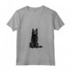 Donna Schipperke Maglietta con Collo a V - Design Schipperte Illustrazione - Ideale per Amanti dei Cani