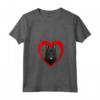 Donna Schipperke - Amante del cuore del cane - Camicia Schipperke con Collo a V - Ideale per Proprietari di Schipperke - Regalo Natalizio per Amanti dei Cani