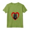 Donna Schipperke - Amante del cuore del cane - Camicia Schipperke con Collo a V - Ideale per Proprietari di Schipperke - Regalo Natalizio per Amanti dei Cani