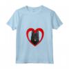 Donna Schipperke - Amante del cuore del cane - Camicia Schipperke con Collo a V - Ideale per Proprietari di Schipperke - Regalo Natalizio per Amanti dei Cani