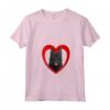 Donna Schipperke - Amante del cuore del cane - Camicia Schipperke con Collo a V - Ideale per Proprietari di Schipperke - Regalo Natalizio per Amanti dei Cani