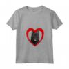 Donna Schipperke - Amante del cuore del cane - Camicia Schipperke con Collo a V - Ideale per Proprietari di Schipperke - Regalo Natalizio per Amanti dei Cani