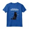 Anatomia Di Uno Schipperke Maglietta - Divertente Design per Amanti dei Cani - Ideale come Regalo