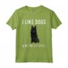 Piacciono Cani e Tre Persone Schipperke Maglietta - Divertente Design per Amanti dei Cani - Ideale come Regalo